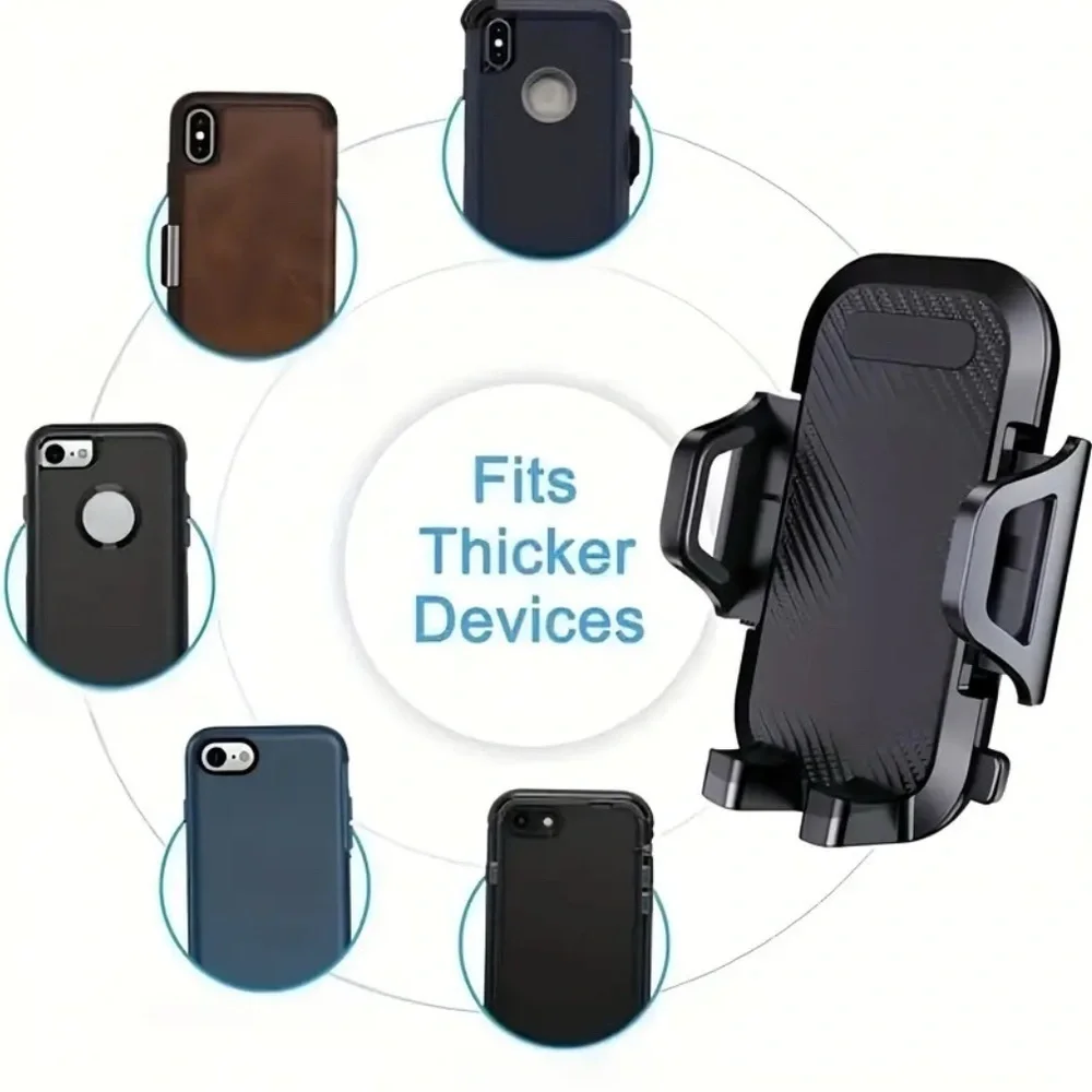 Universal Car Phone Mount Holder – Adjustable Dashboard or Air Vent Stand
